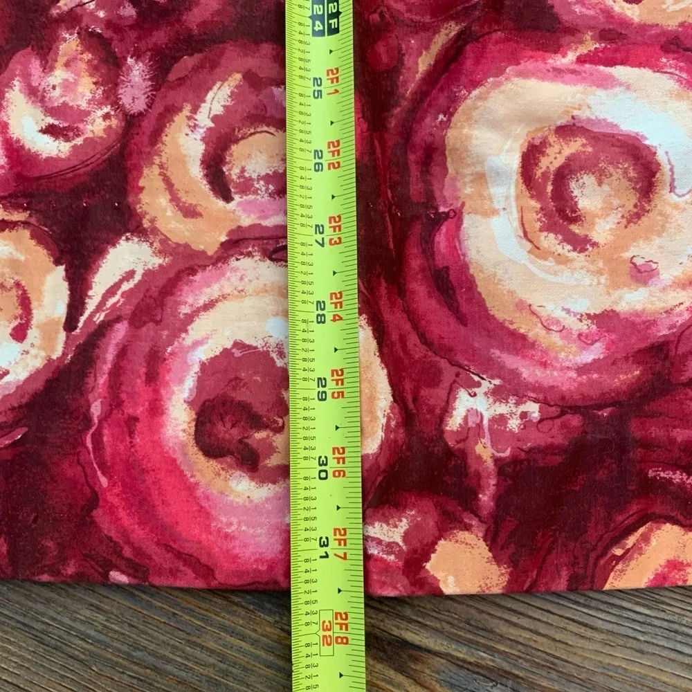 Vintage 60’s Ui- Maikai Floral Shift Dress Orange & Red Size 32 US 4/6 - Picture 10 of 12